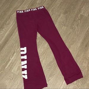 PINK Burgundy Pants